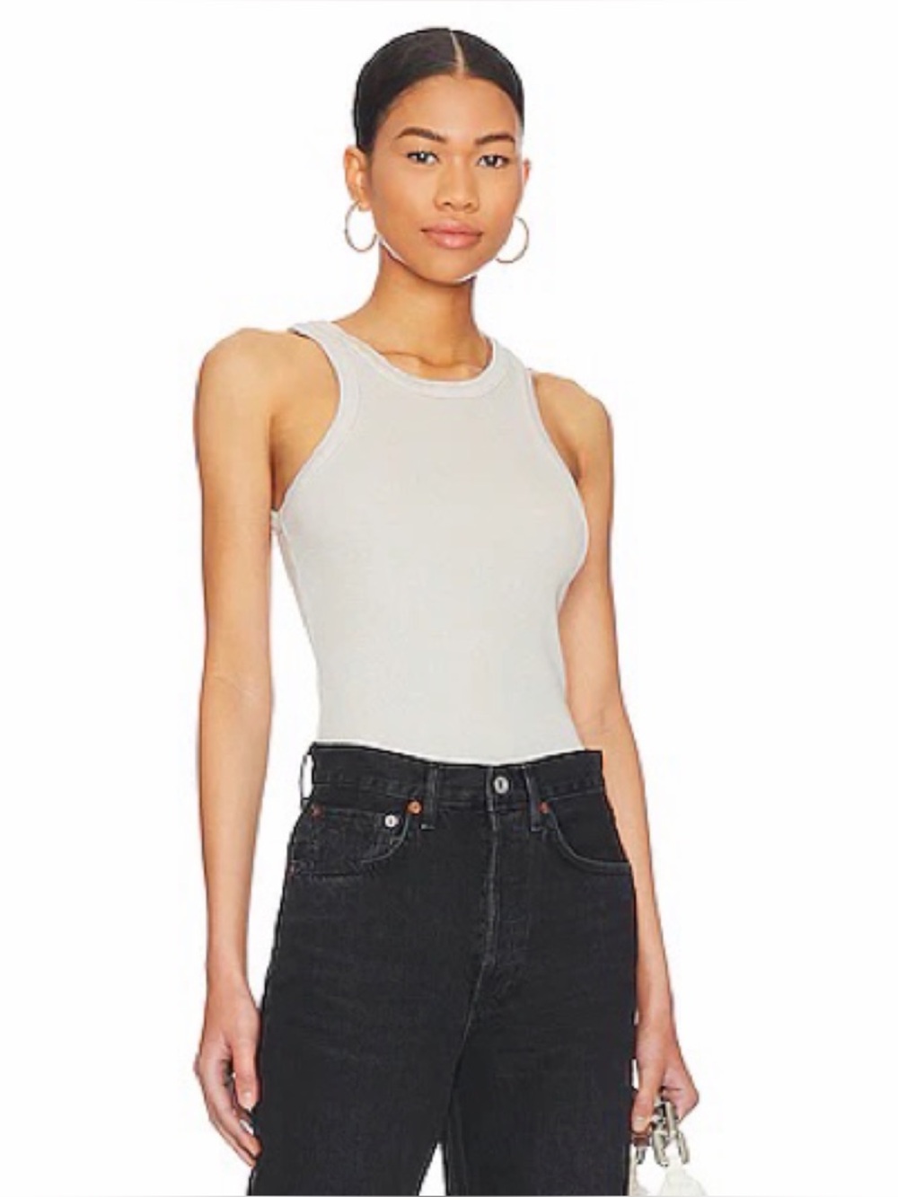 New w/ Tags Agolde Rayne Ribbed Tank size Medium